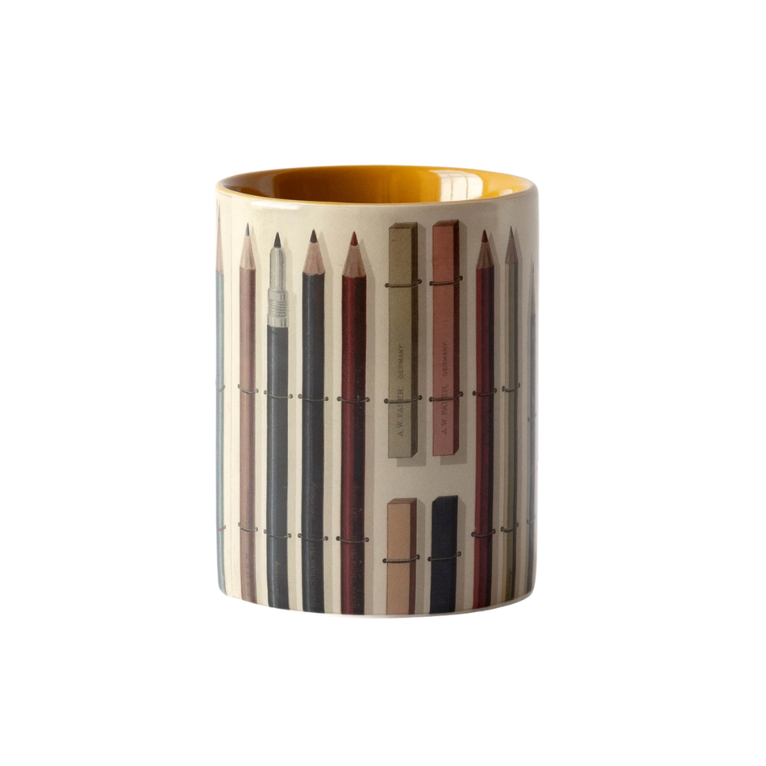Ceramic Everything Pot - Vintage Pencils
