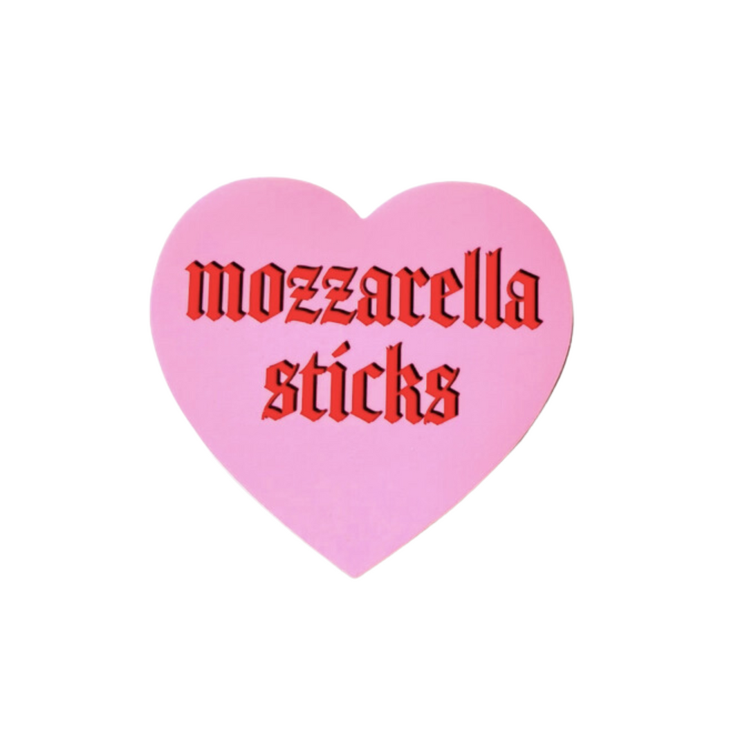 Mozzarella Sticks Heart Sticker