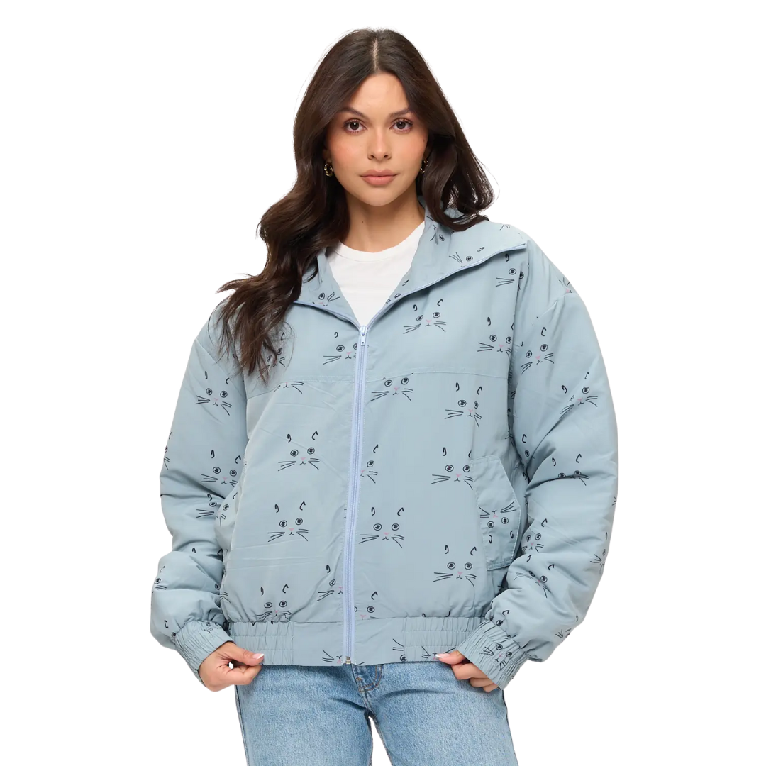 Cat Whiskers Print Jacket
