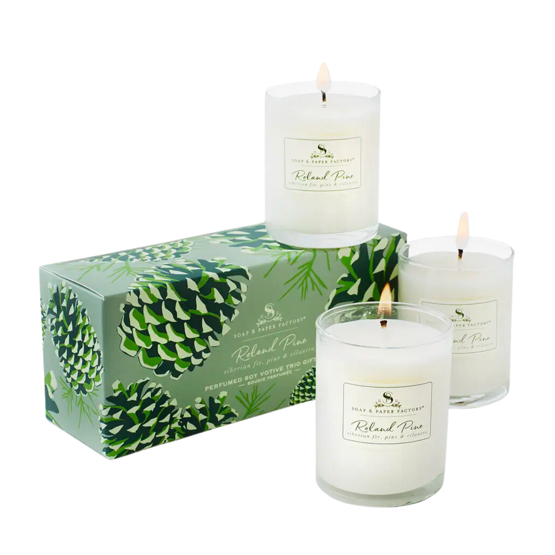 Roland Pine 3 Votive Gift Set