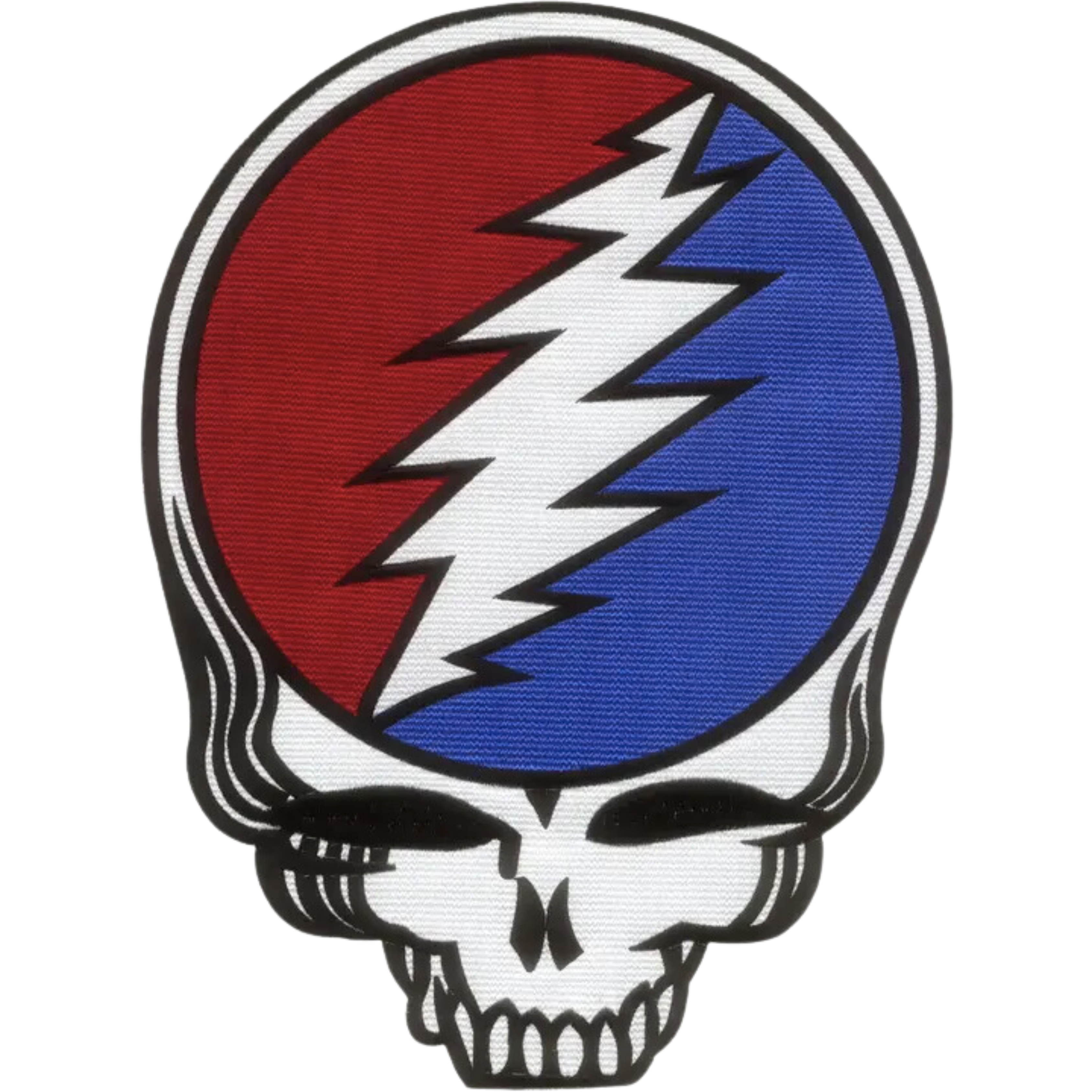 thumbnail image 2 of Grateful Dead Steal Your Face Embroidered Hand Towel – Navy/Black, 16x24, 100% Cotton Terry 2 of 4