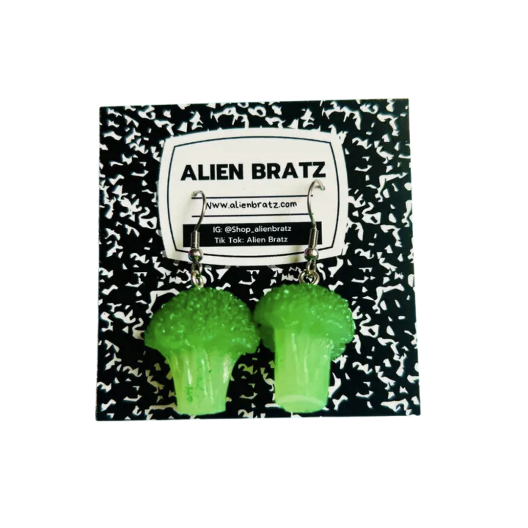 Broccoli Earrings