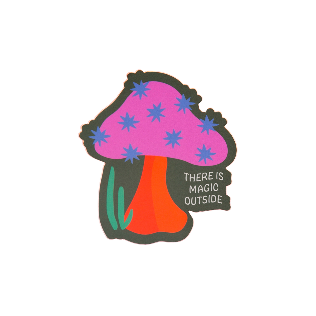 There is Magic Outside Sticker