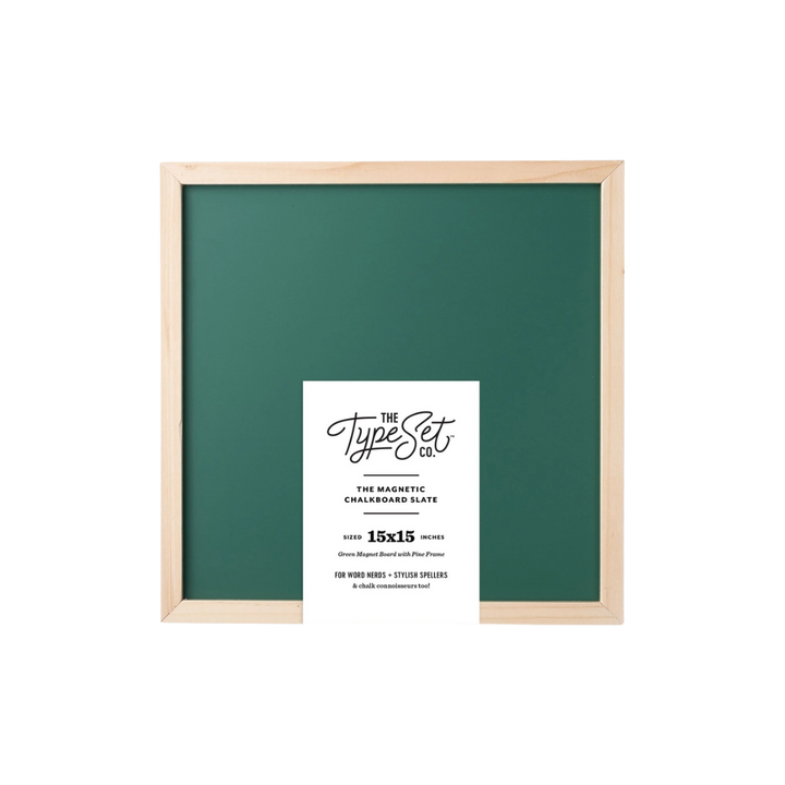 15x15 Green Magnetic Chalkboard