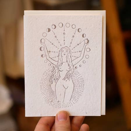 Moon Rising Plantable Greeting Card