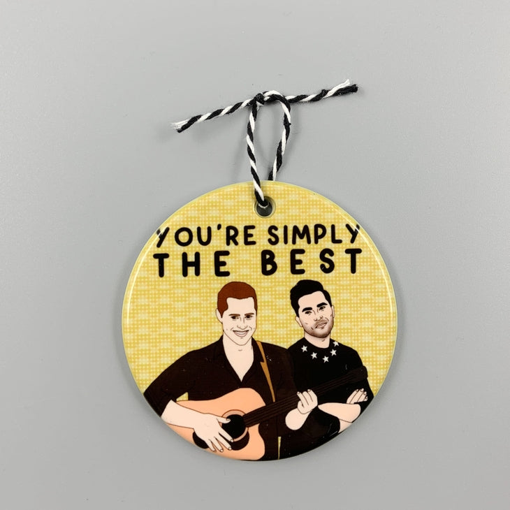 Schitt's Creek Simply the Best Ornament