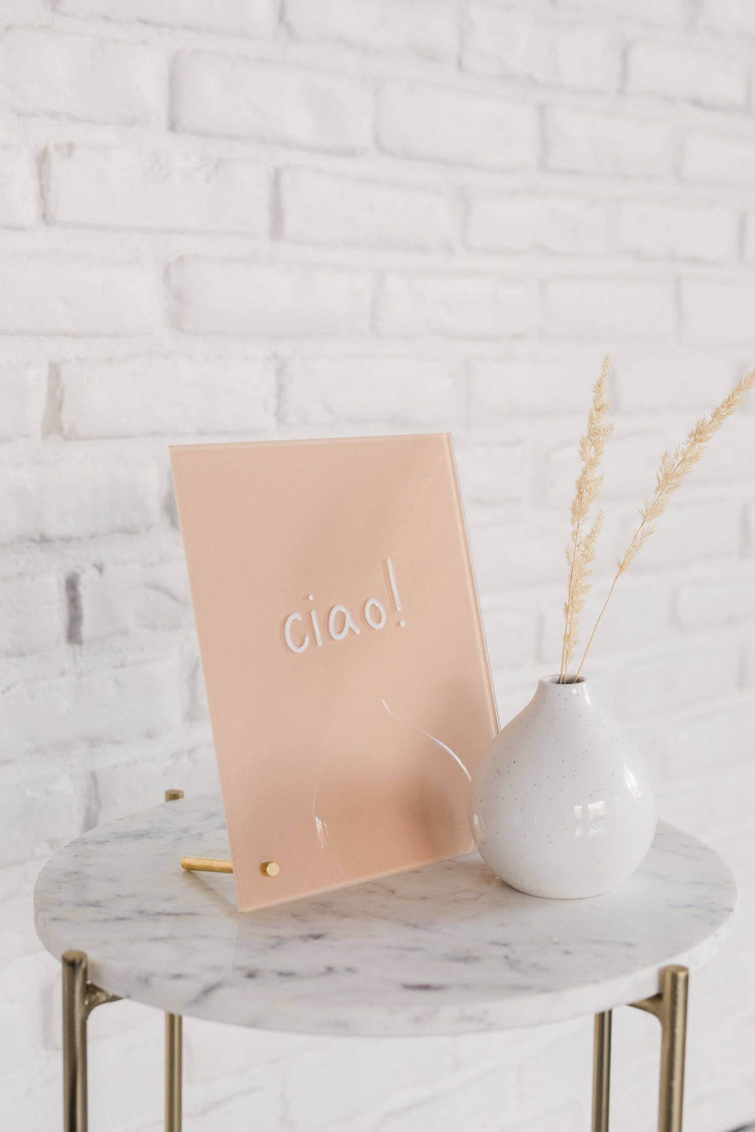 Glass Magnetic Utah Clay Dry Erase Board 8x10"