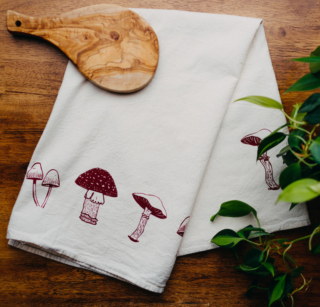 Mushroom Tea Towel