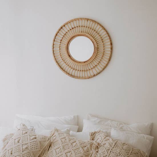 Eliana Rattan outlet Mirror