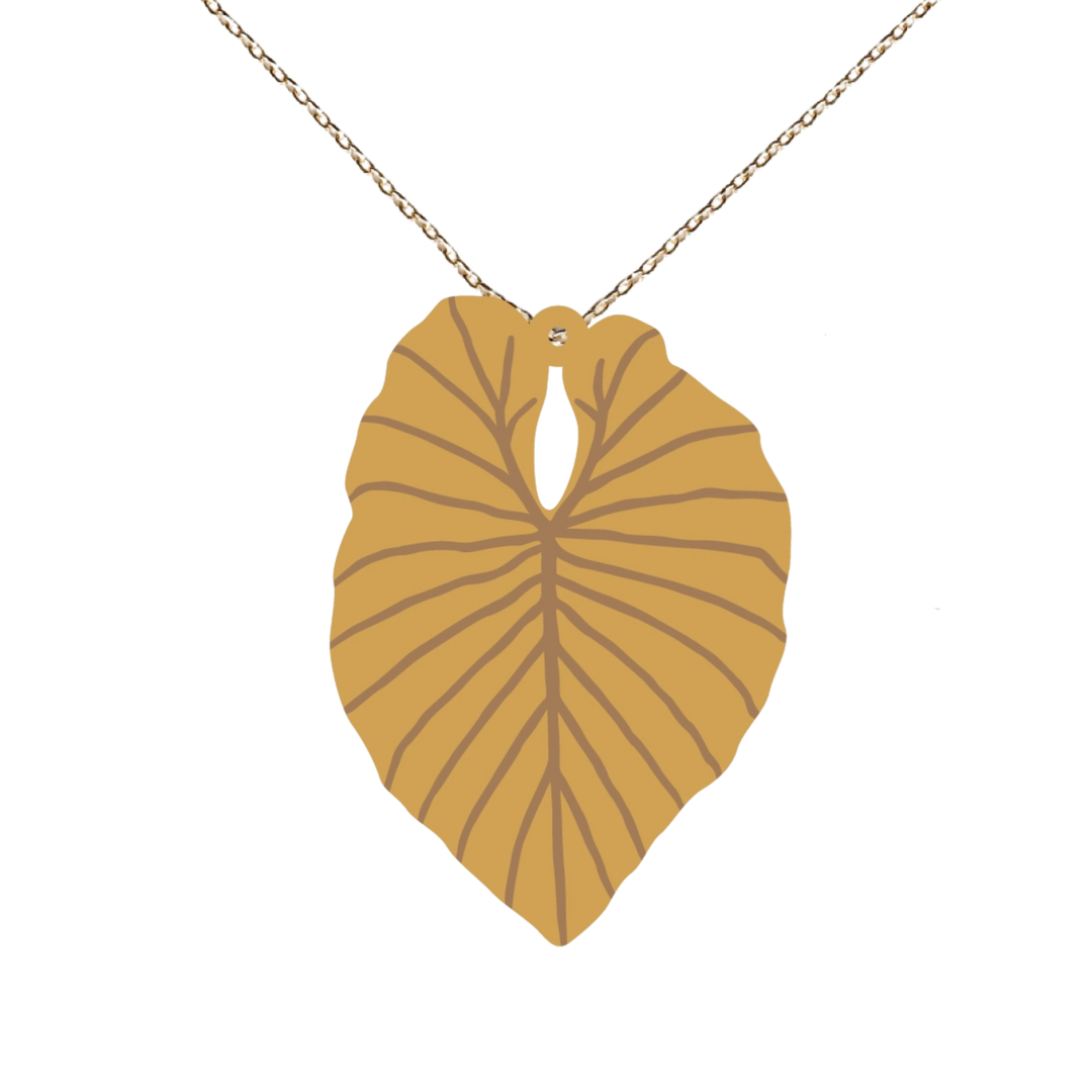 Alocasia Leaf Neckace