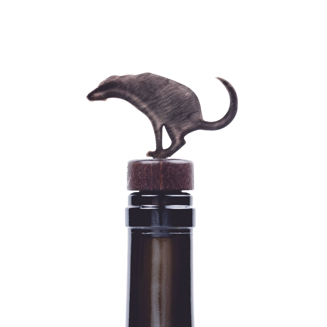 Pooping Dog Bottle Stopper