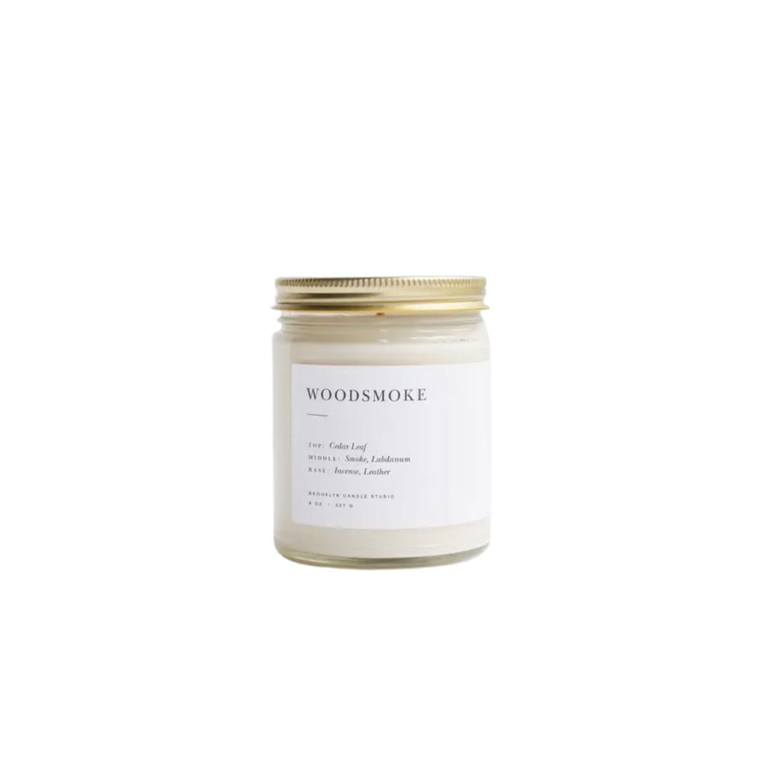 Woodsmoke Minimalist Candle