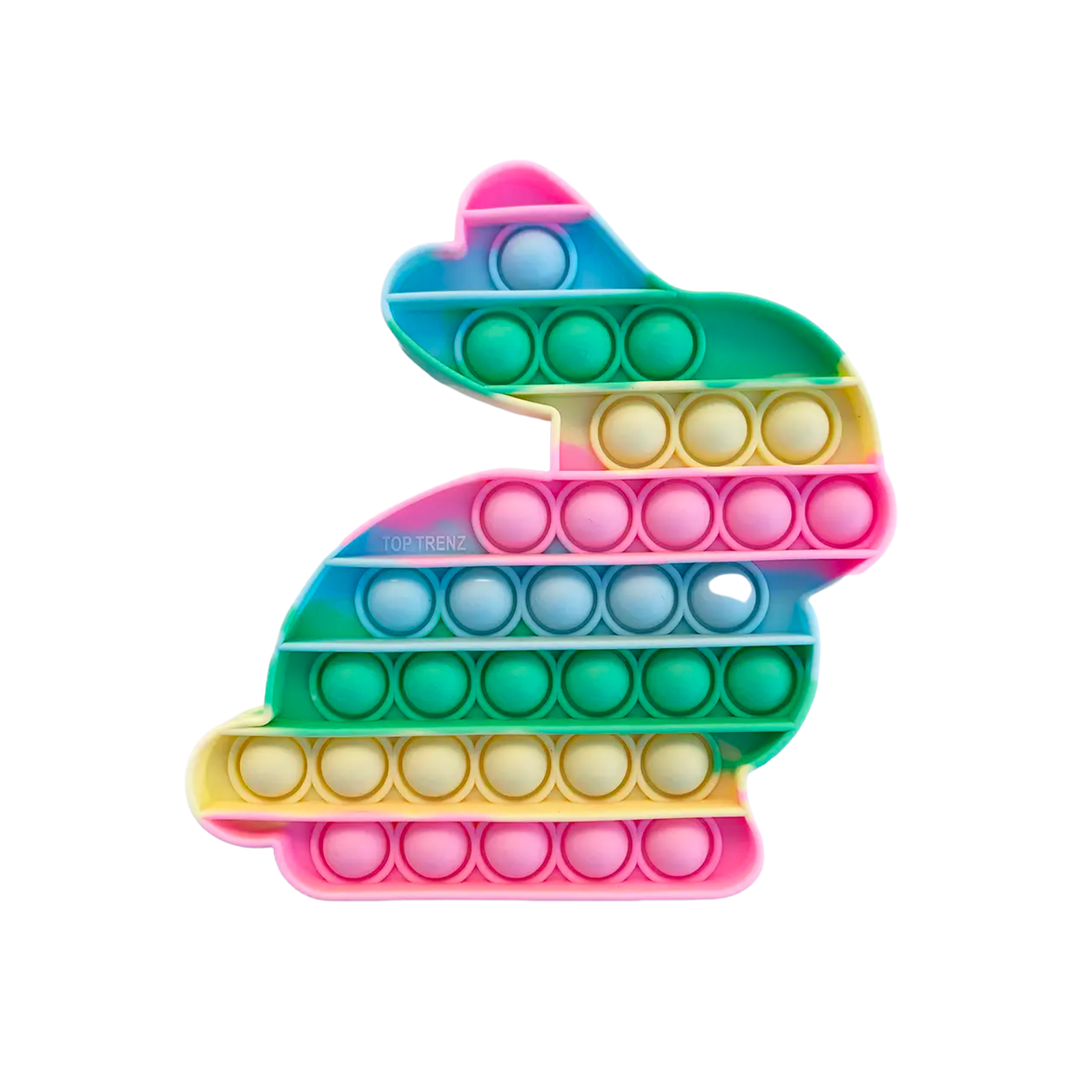 OMG Pop Fidgety - Multi Colored Bunny
