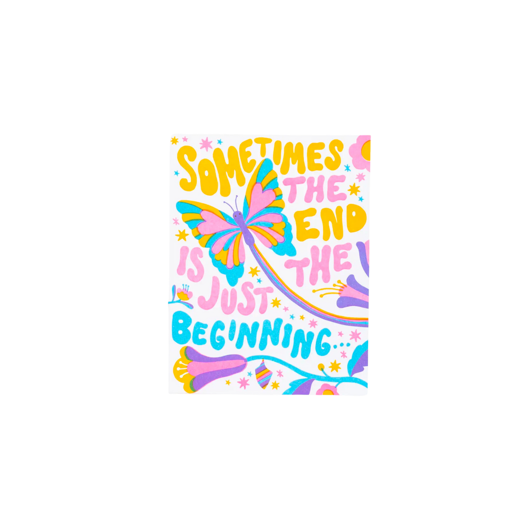 End is Beginning Card
