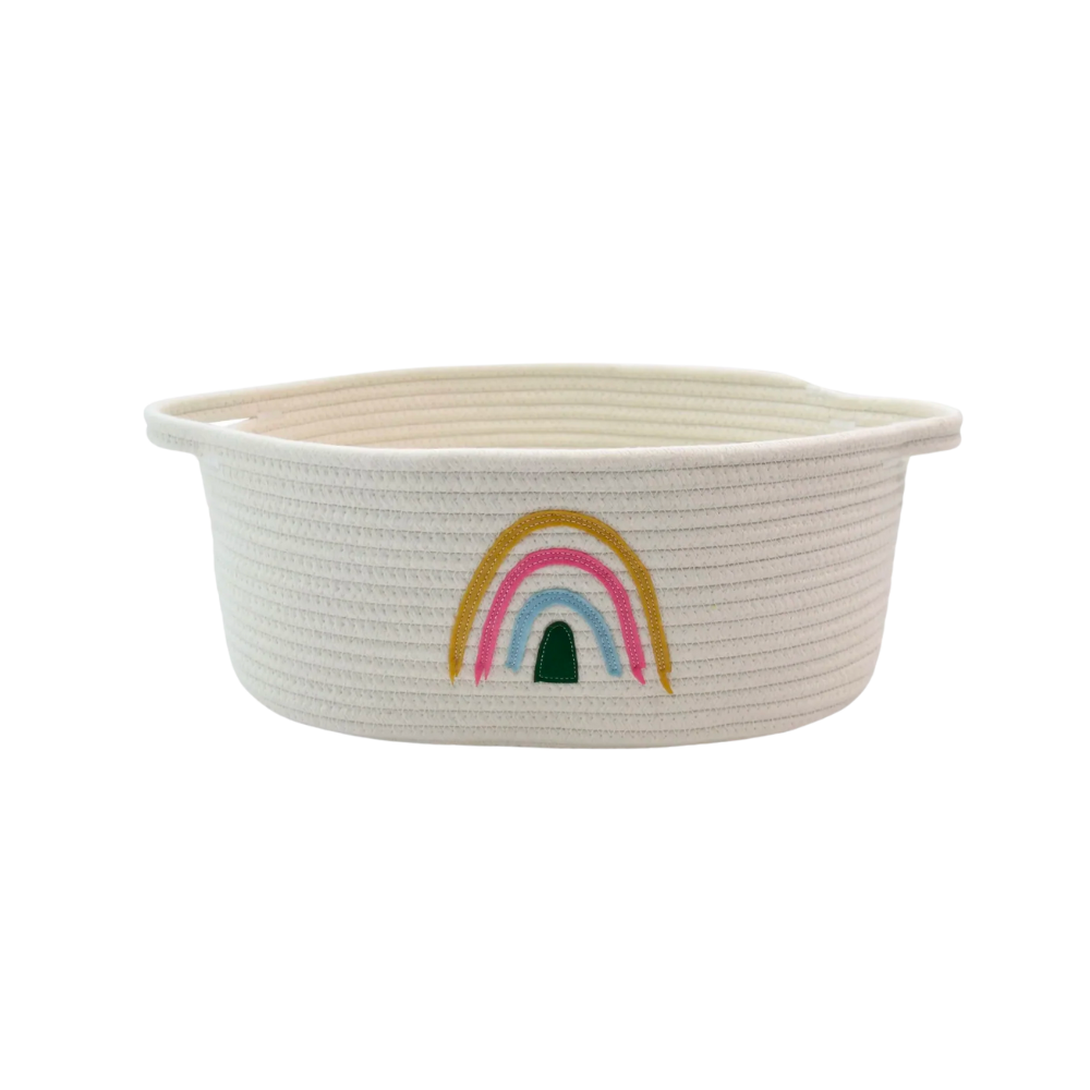 Rainbow Rope Basket