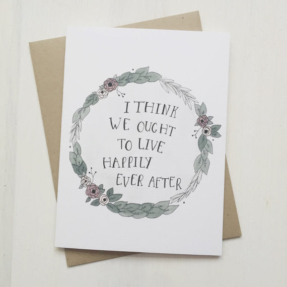 Happily Ever After Greeting Card