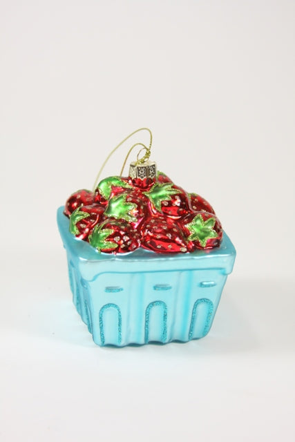 Strawberry Basket Ornament