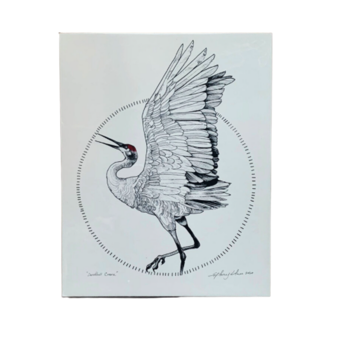Sandhill Crane Print 8"x10"