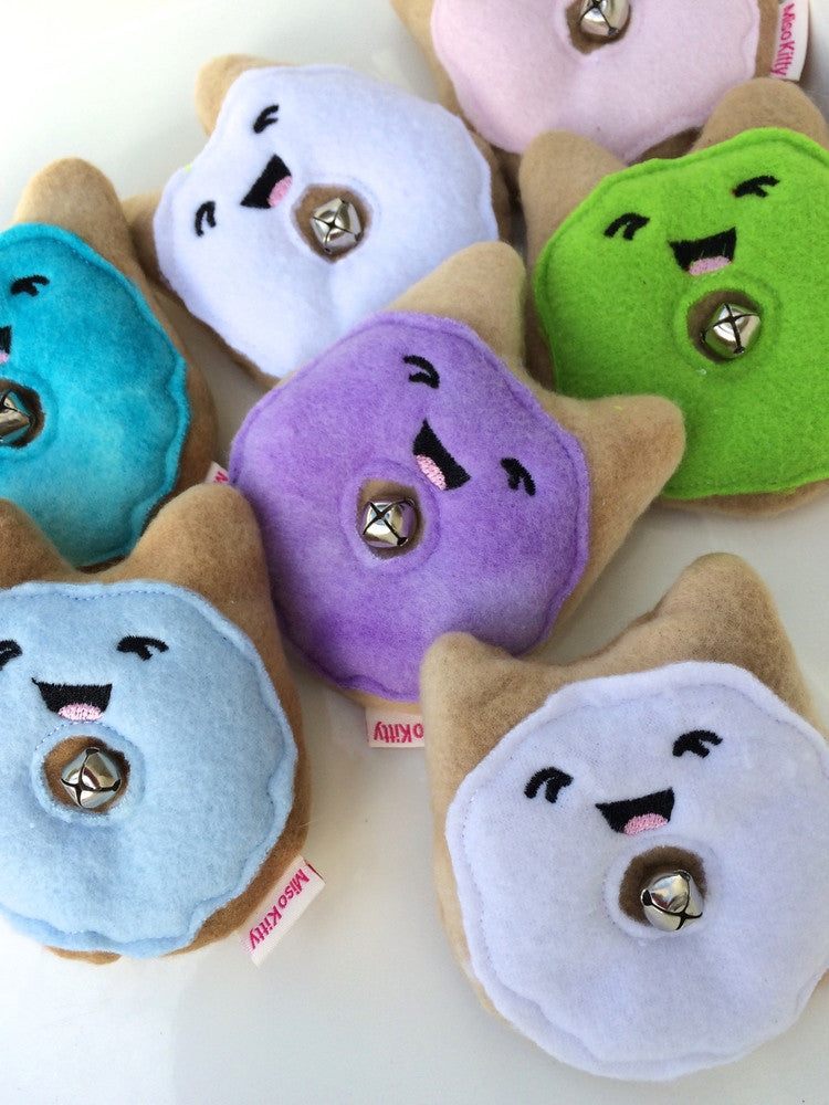 Kitty Donut with Bell Catnip Toy