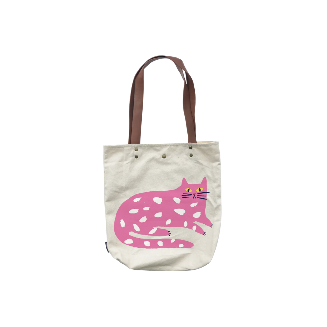 Spotted Kitty Tote