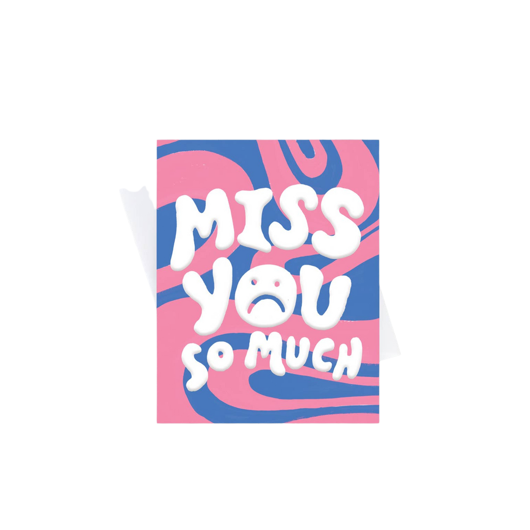 Wavy Miss You Card
