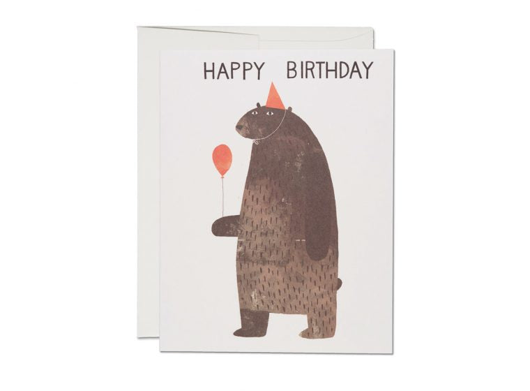Party Bear-Greeting Card