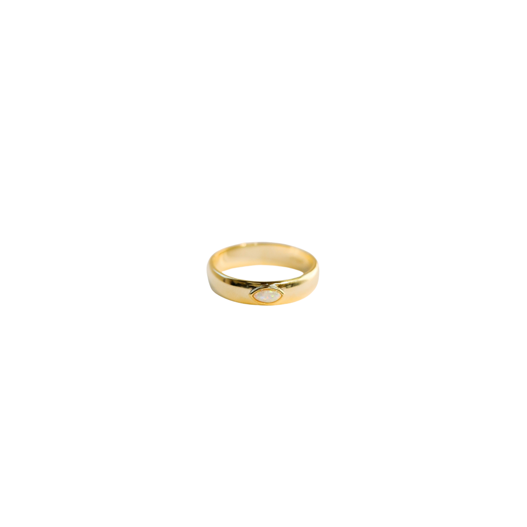 Oval Opal Ring