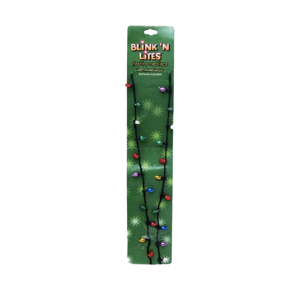 Battery Operated LED Blink 'n Lites Necklace