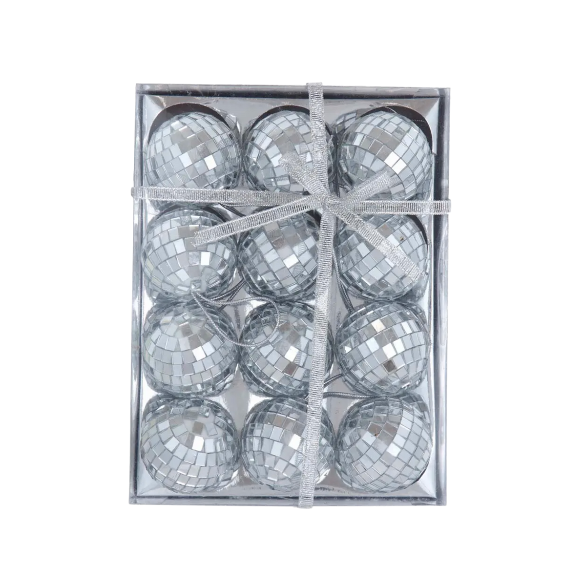 2" Mirror Balls 12 Piece Set Golden Hour Gift Co