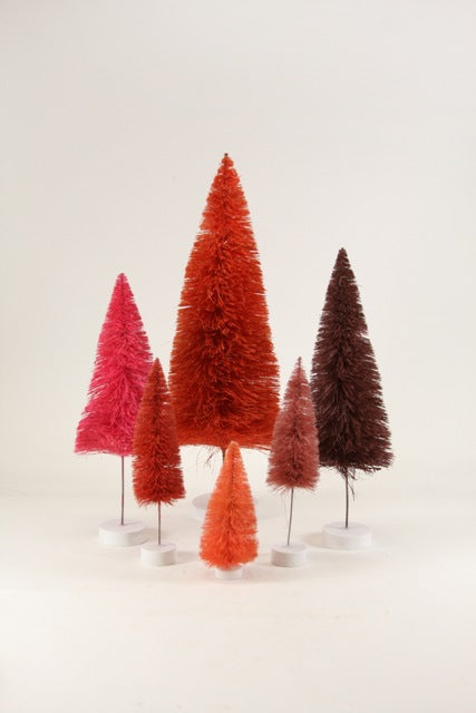 Red Sisal Bottle Brush Tree