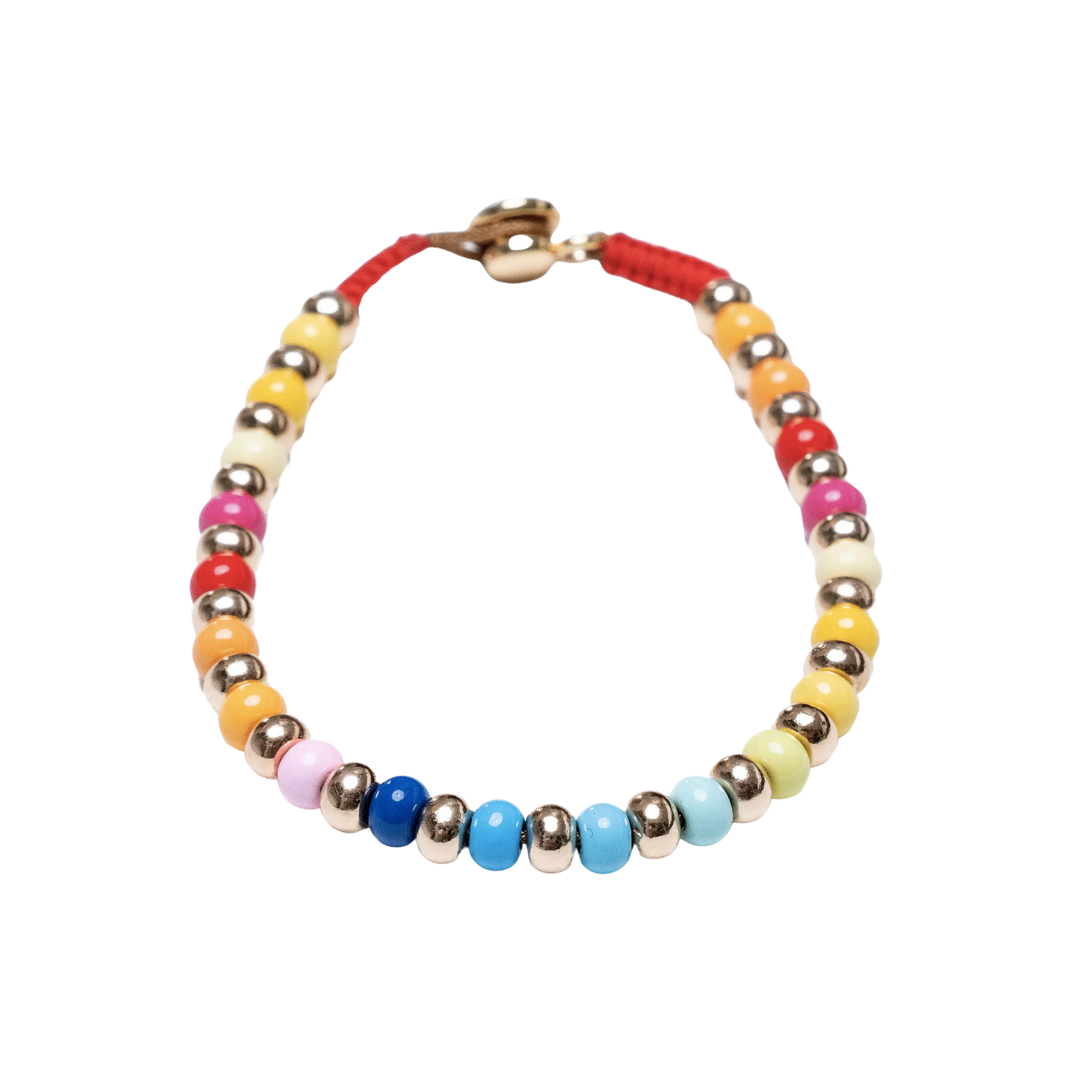 Color Me Happy Beaded Bracelet