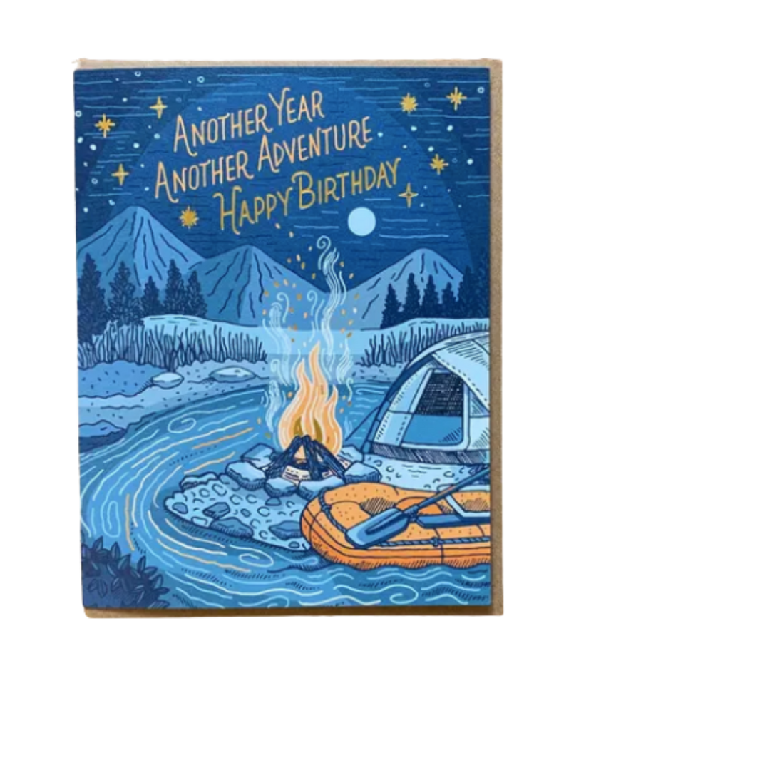Campfire Birthday Card