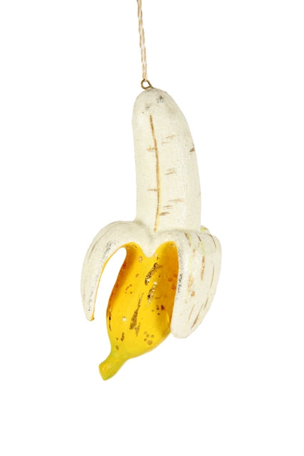 Peeled Banana Ornament