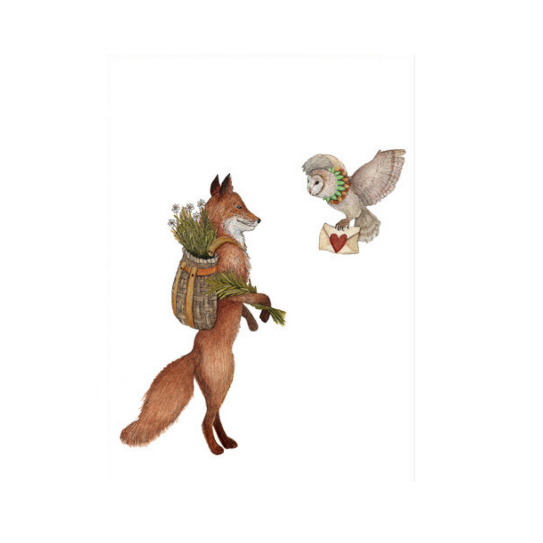 A Lovely Greeting - Greeting Card