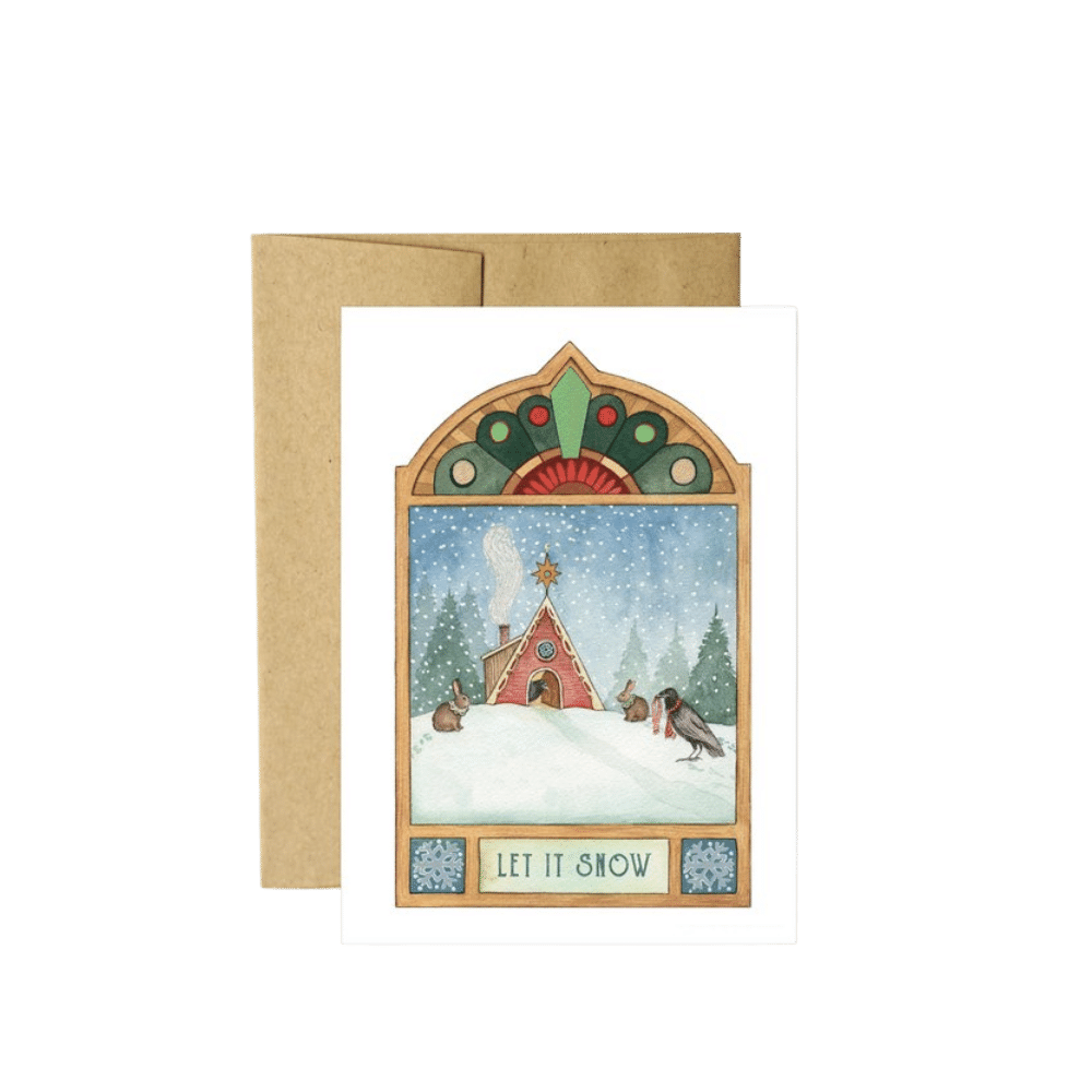Let It Snow - Greeting Card