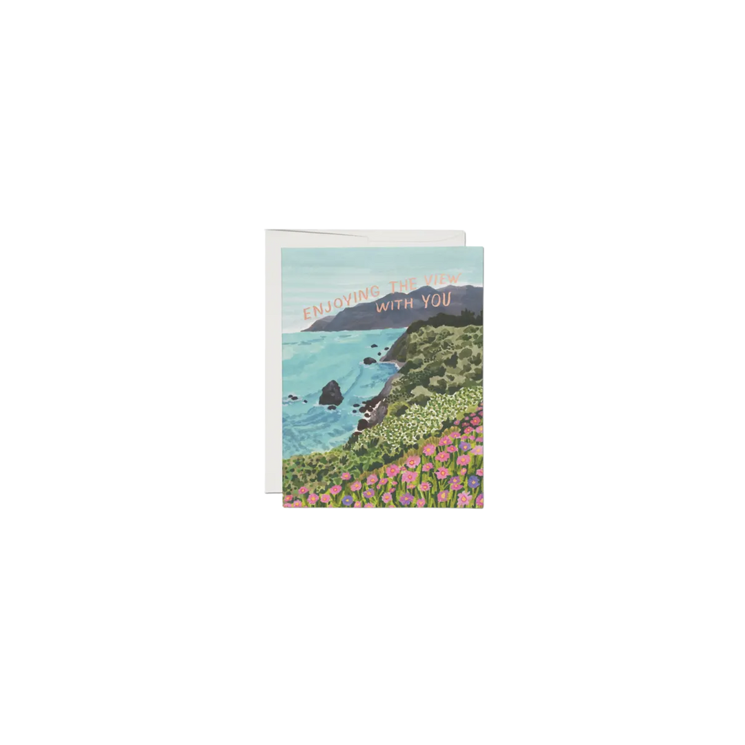 Enjoying the View Love Greeting Card