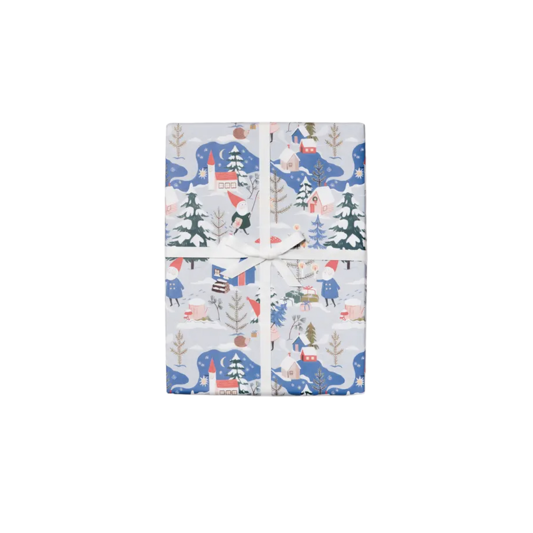 Holiday Gnomes Wrapping Paper Rolls