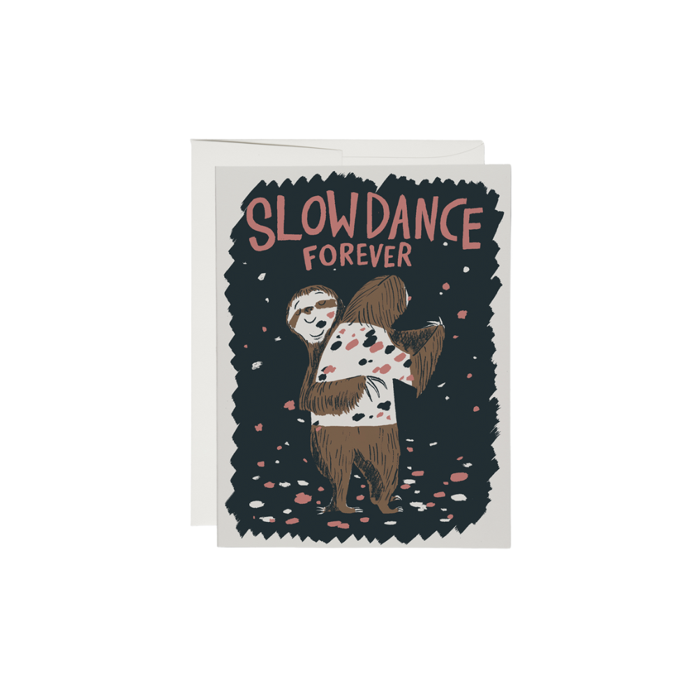 Slow Dance Sloths Card