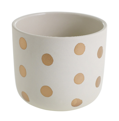 Izzy Pot Small Dots 5"x 4.25"