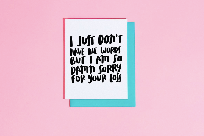 I Just Don't Have the Words Card