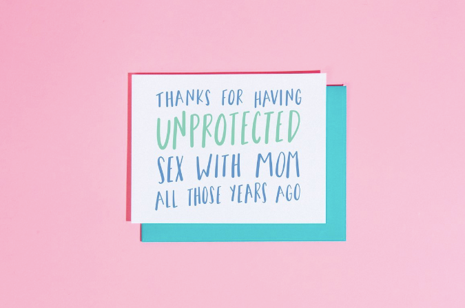 Unprotected Sex with Mom- Father's Card