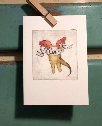 Monster I Love You Card