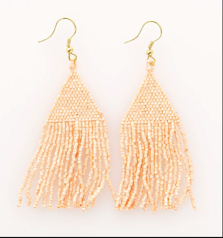 Blush Luxe Petite Fringe Earring
