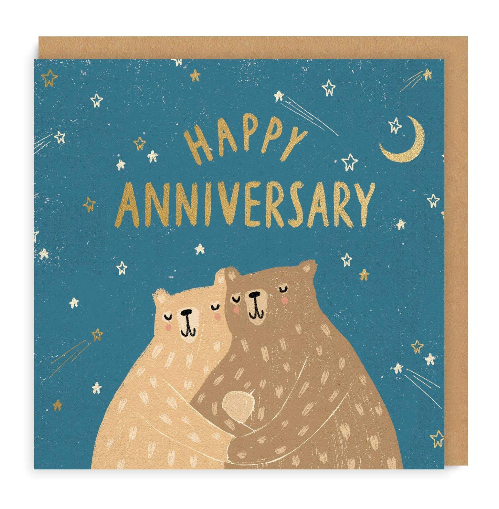 Happy Anniversary Bears Greeting Card