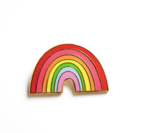 Rainbow Enamel Pin