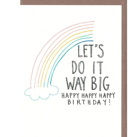 Way Big Birthday Card