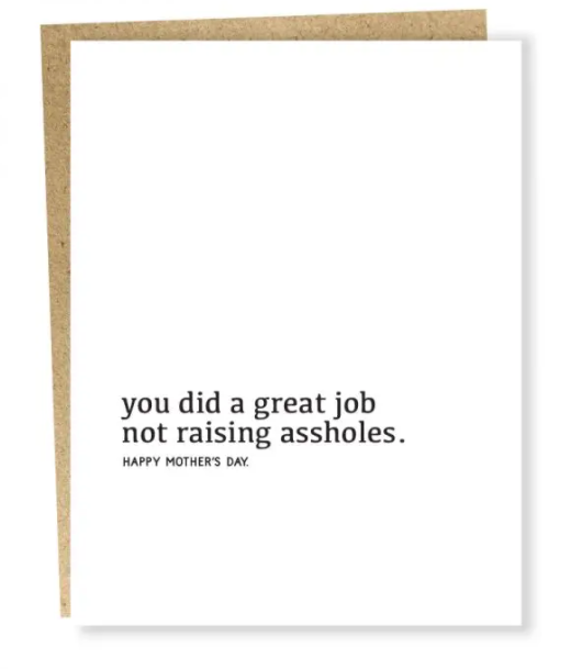 Great Job Mother's Day Card