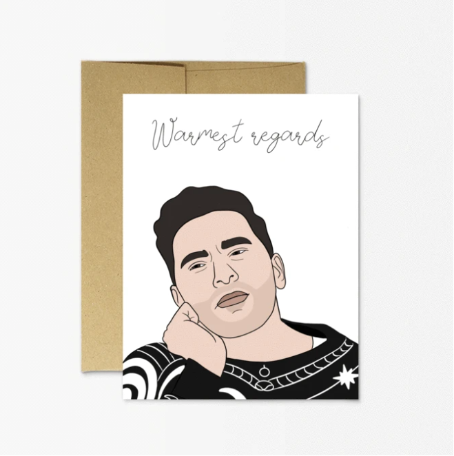 David Rose Regards Greeting Card