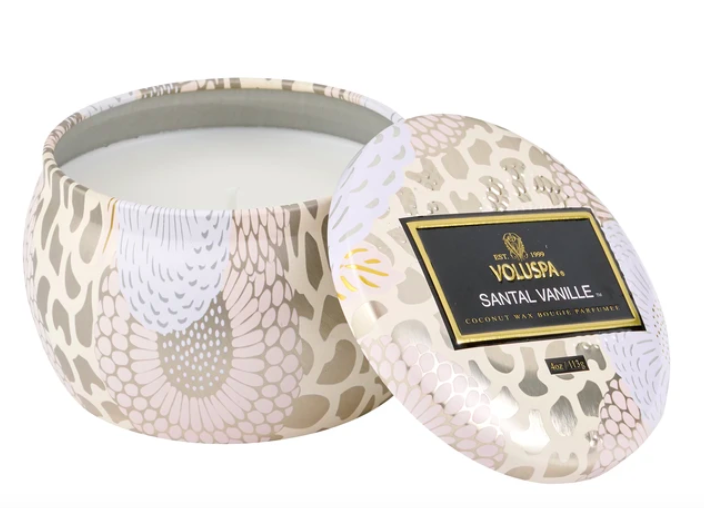 Santa Vanille Mini Tin Candle