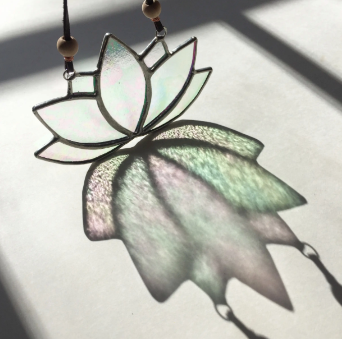 Stained Glass Lotus Flower